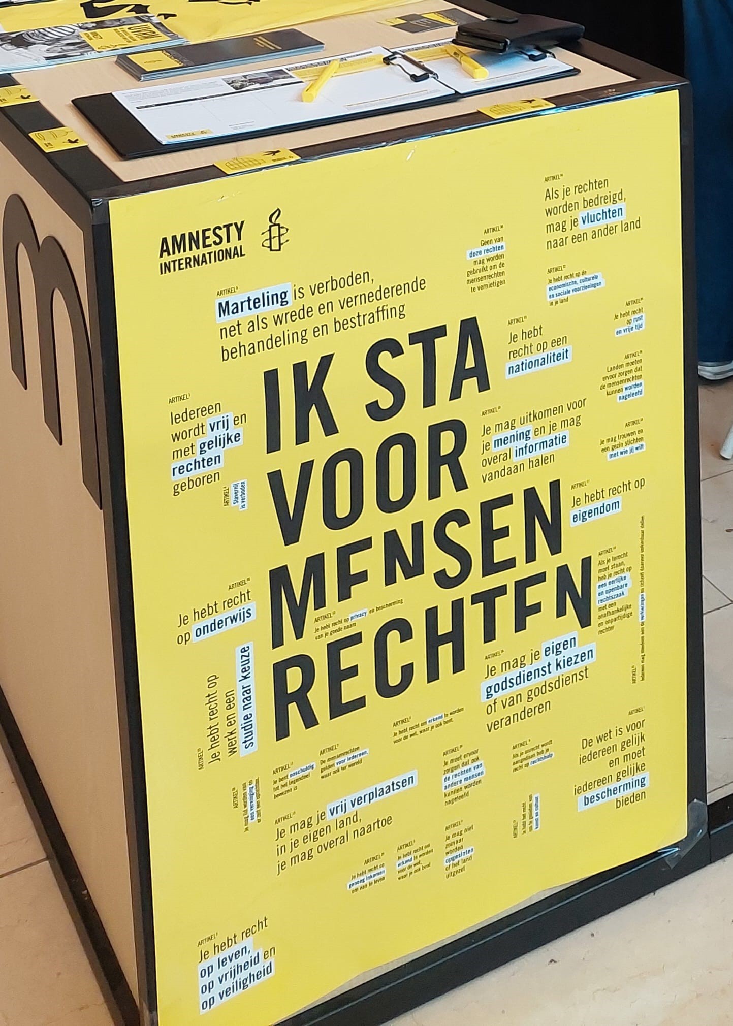 ik sta voor mensenrechten