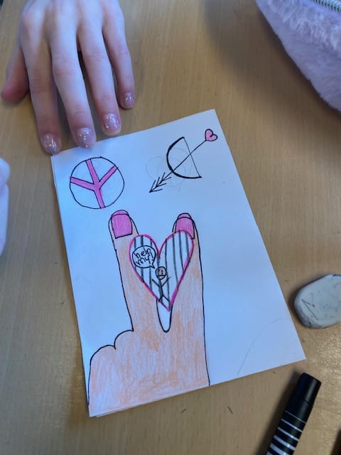 mensenrechten tekenen leerling