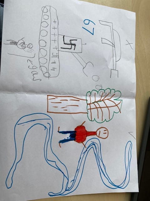 tekenen mensenrechten leerling