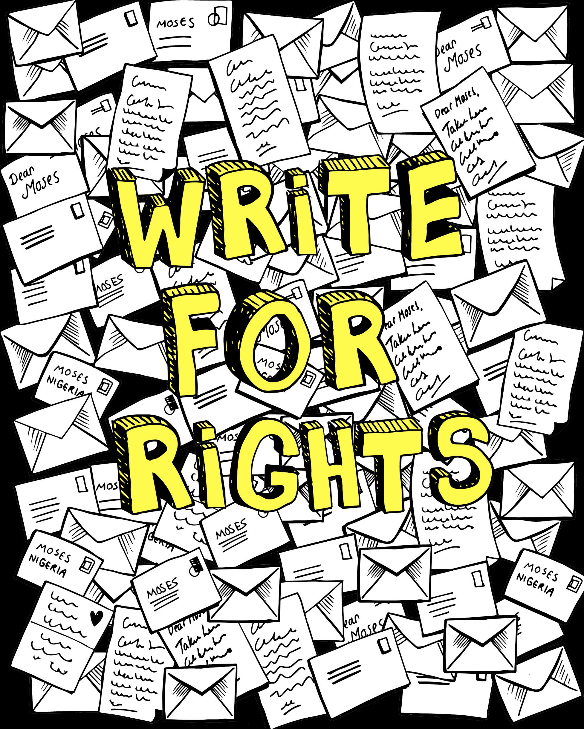 write for rights met brieven